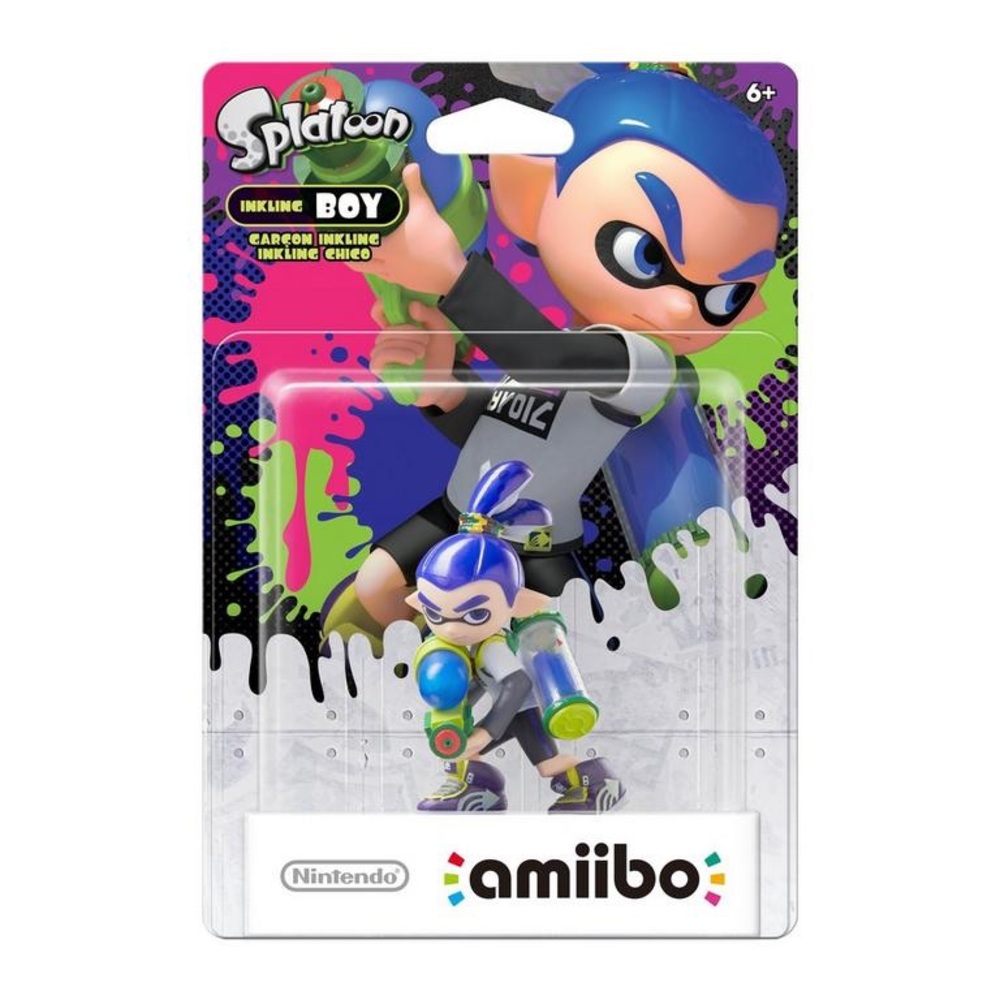 Splatoon Inkling Boy Neon Blue amiibo